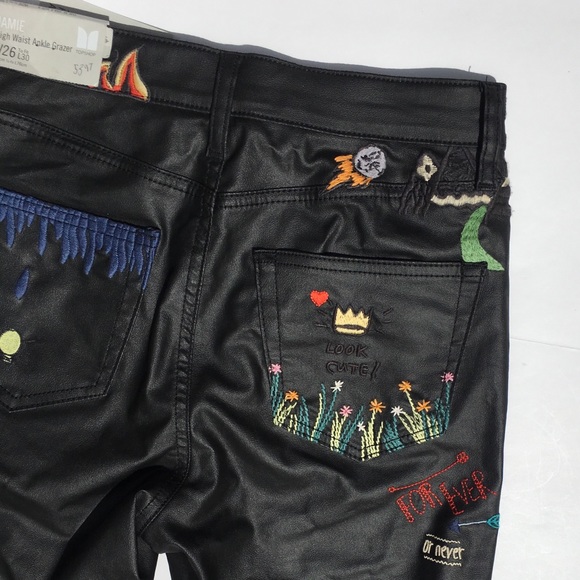 Topshop Moto Jamie High Waist Ankle Grazer/Jeans - Picture 8 of 8